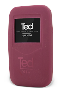 Coque Amarante lecteur Ted