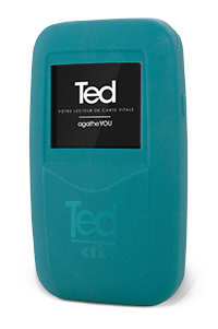 Coque Bleu Canard lecteur Ted