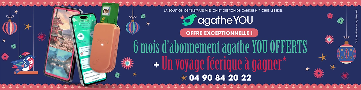 6 mois d'abonnement agathe YOU offerts