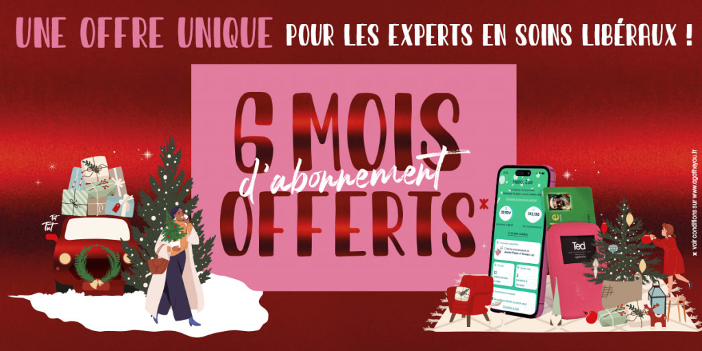Une offre unique pour les experts en soins libéraux - 6 mois d'abonnement offerts* agathe YOU !